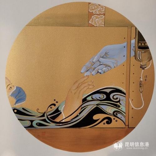 《生命如歌·吉祥》 魏跃芬 中国画