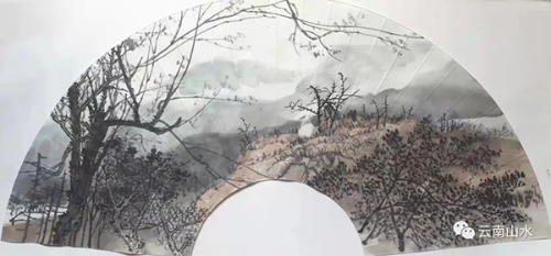 山间孤禽   30x60cm.webp